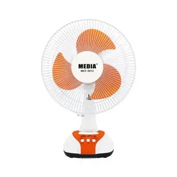 Media  -  Desk Rechargeable Fan  12" MFC-5012