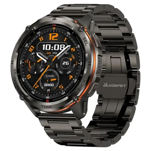 Kospet TANK T3 ULTRA 2 Special Edition Dual Strap Smart Watch  - Black