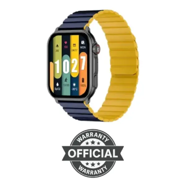 Kieslect KS Pro Calling 2.01" AMOLED Smart Watch (Free Strap + Protector) - Silver